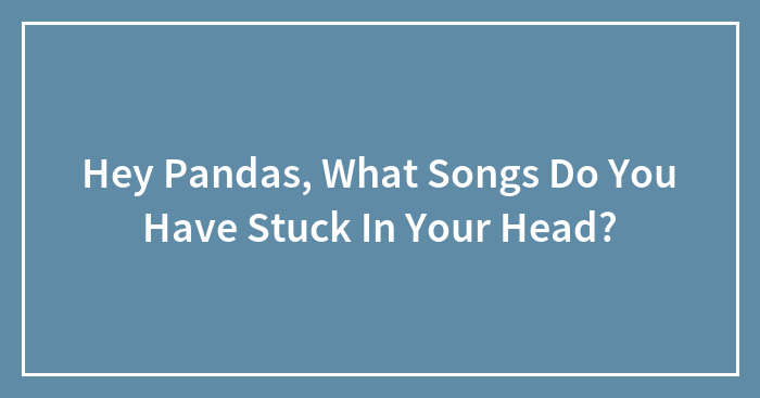 Hey Pandas, What Songs Do You Have Stuck In Your Head? (Closed)