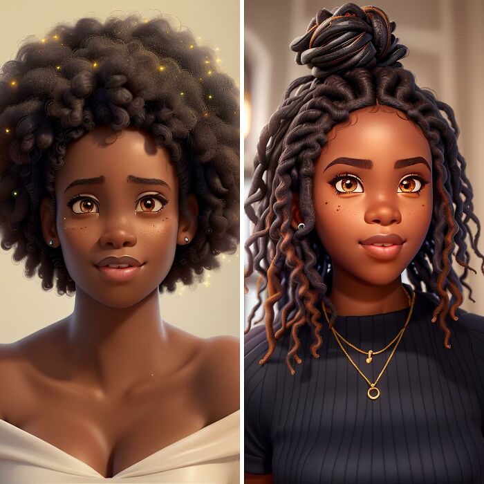I Used AI To Create 10 Beautiful Disney African Princesses