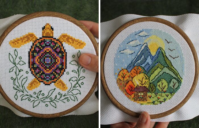My Simple And Easy Cross-Stitch Patterns (11 Pics)