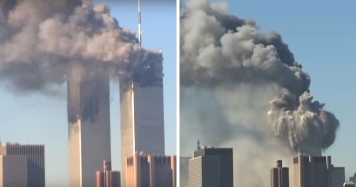 Unseen 9/11 Footage Captures Twin Towers Falling From “Unique Perspective”