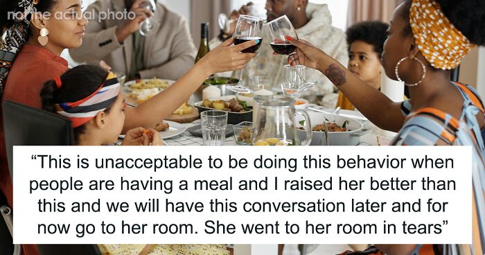 “Am I A [Jerk] For Sending My Daughter To Her Room Because She Farted At Our Family Dinner?”