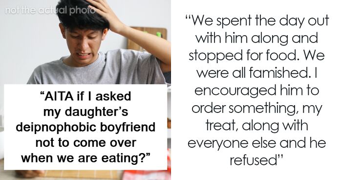 Parents Asks If Daughter's BF With Deipnophobia Can Skip Mealtime With Them Because It's Awkward