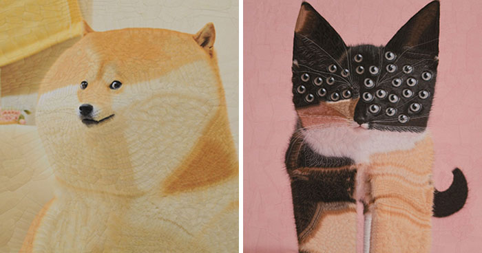 Artist Creates Unusual Pet Portraits Through Distortion, And Here Are Her 80 Best Works
