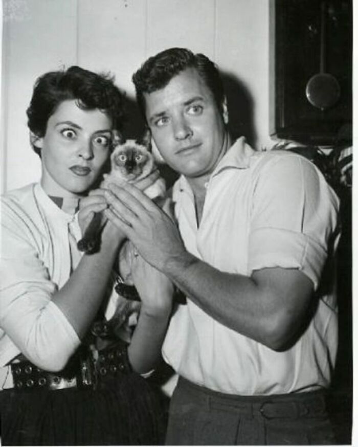 76 Vintage Photos Of Cats Posing With Famous People And Interesting Personalities (New Pics)