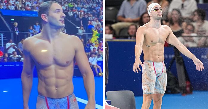 Dutch Swimmer Goes Viral For Super Revealing Trunks During 2024 Olympics: “Is This Legal?”