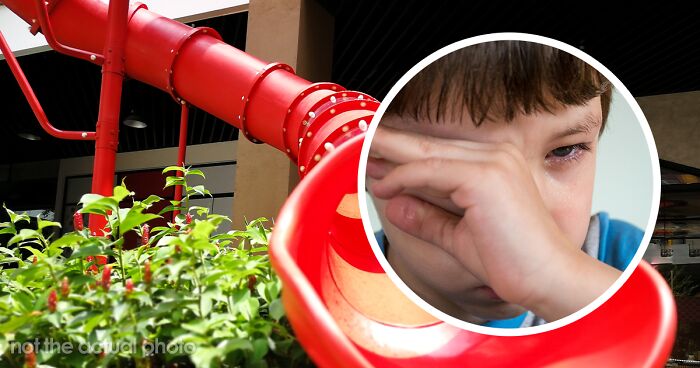 Dad Makes Son Cry For Mom On A Slide, Worker Takes Petty Revenge To Teach Him A Valuable Lesson