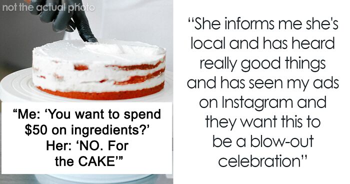 “Sound Like She Was Baked”: Delulu Bride Expects To Pay $50 For A $900 Wedding Cake