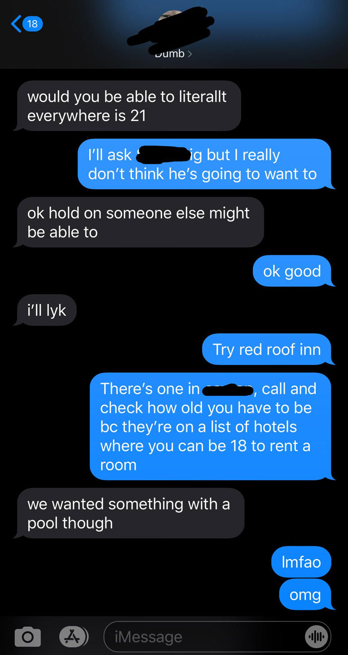 My Sister And Her Underage Friends Want My Boyfriend To Drive Almost An Hour Out To Rent A Hotel Room In His Name For Them, Because They’re Not Old Enough To Do So Themselves