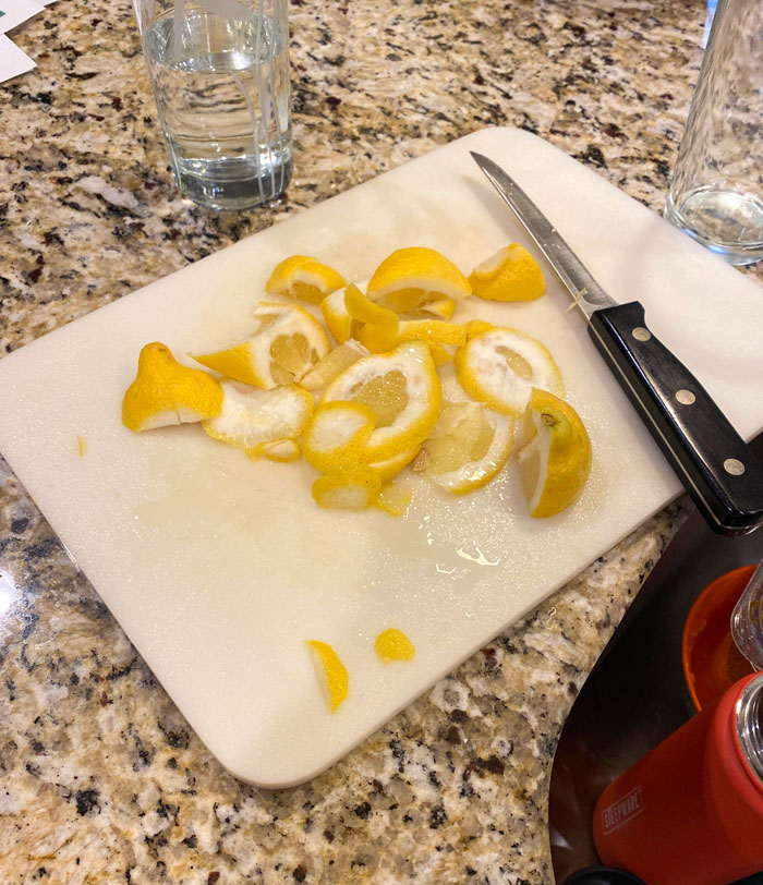 How My Sister Cuts Lemons