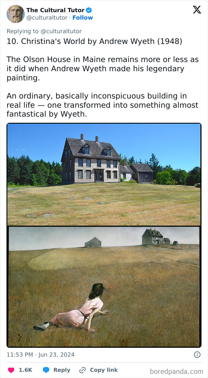 30 Famous Paintings And Their Real-Life Locations By…