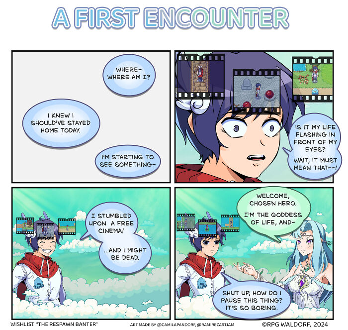 "A First Encounter": My Respawn Banter Comic (3 Pics)