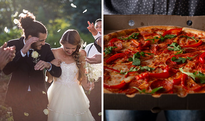 Bride Is Furious Guests Ordered Pizzas Because Her Family Ate Most Of The Food