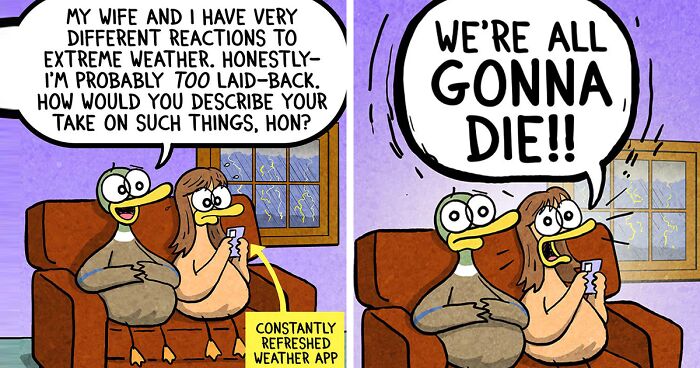 Fowl Language Comics: 44 Humorous Cartoons By Brian Gordon Featuring Human-Like Ducks (New Pics)