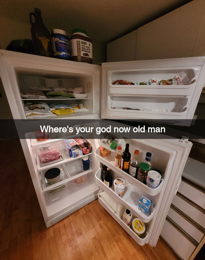 I Send My Father Pictures Of A Wide Open Fridge To Give Him Anxiety