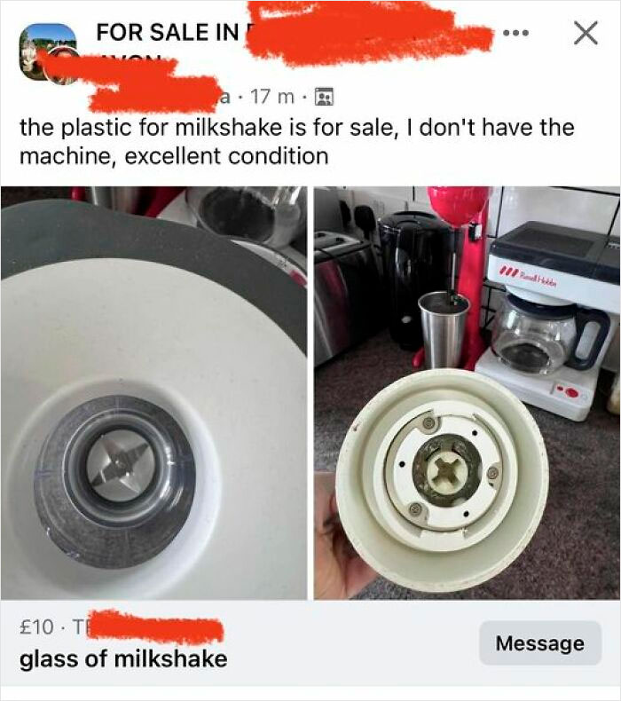 Plastic Milkshake? She Doesn’t Have The Machine But It’s In Excellent Condition