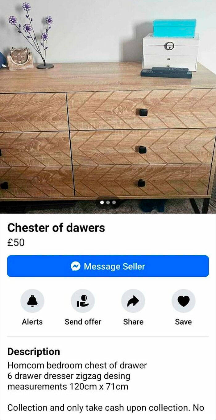 I Finally Found A Chester! A Chester Of Dawers, None The Less