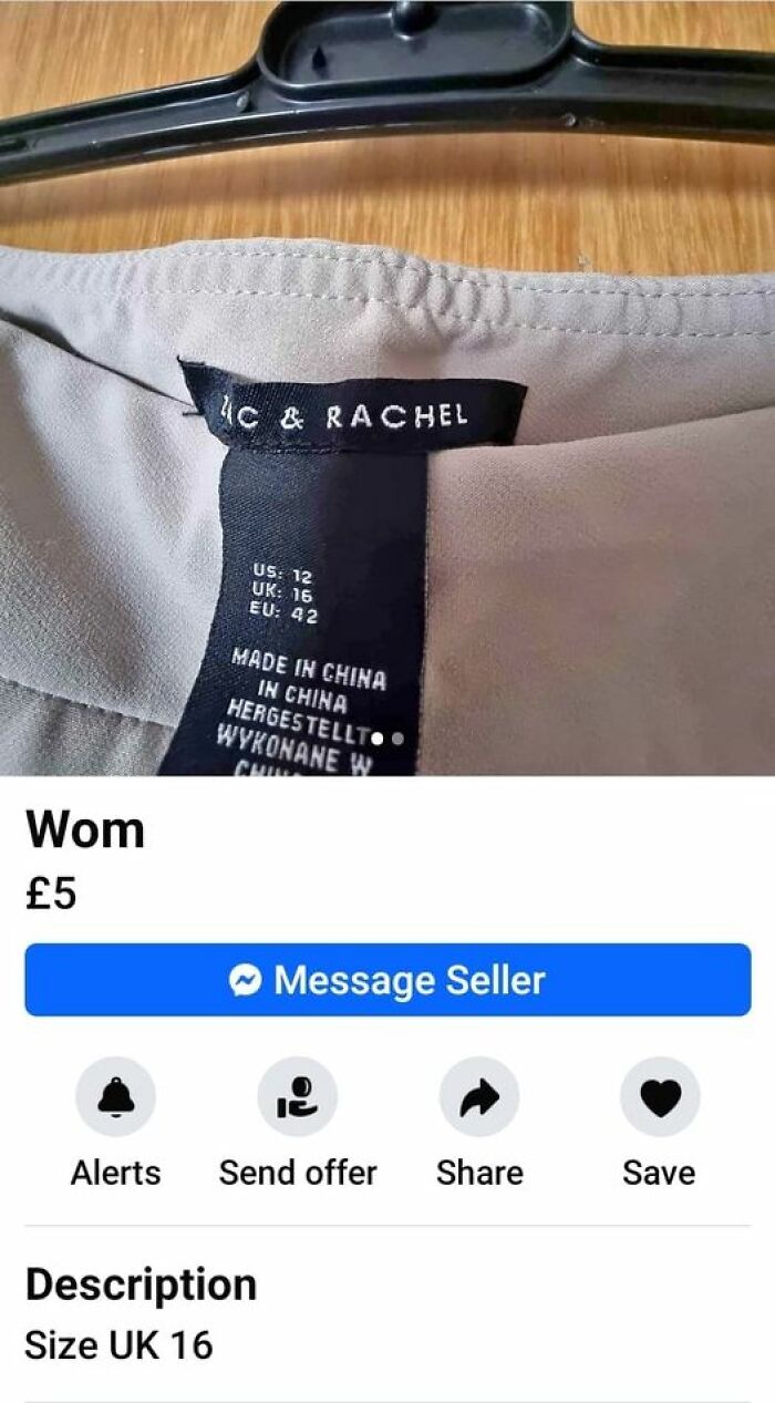 Size 16 Wom, Anybody?