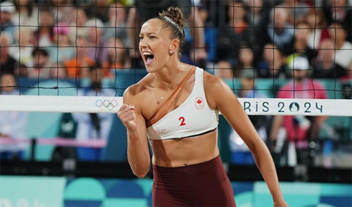 Viewers Branded “Sexist” After Complaining About Beach Volleyball Players Competing In Leggings