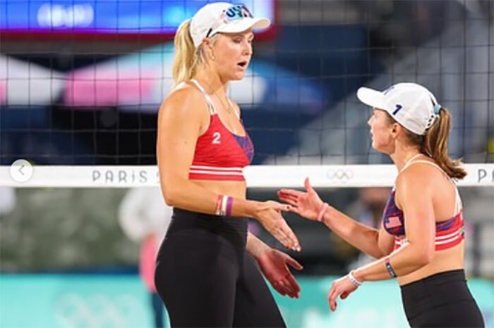 Viewers Branded “Sexist” After Complaining About Beach Volleyball Players Competing In Leggings