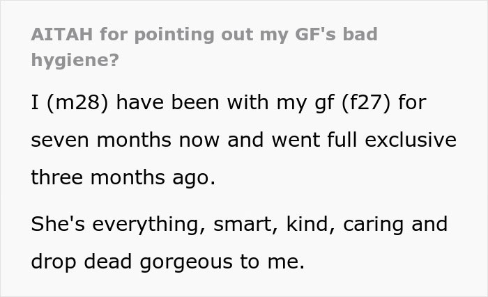 Guy Tries To Be Patient With "Gross" GF, Can't Handle It Anymore