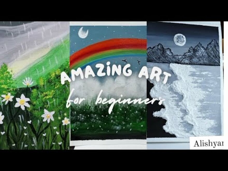 7 Amazing Art Ideas For Beginners||easy Hacks