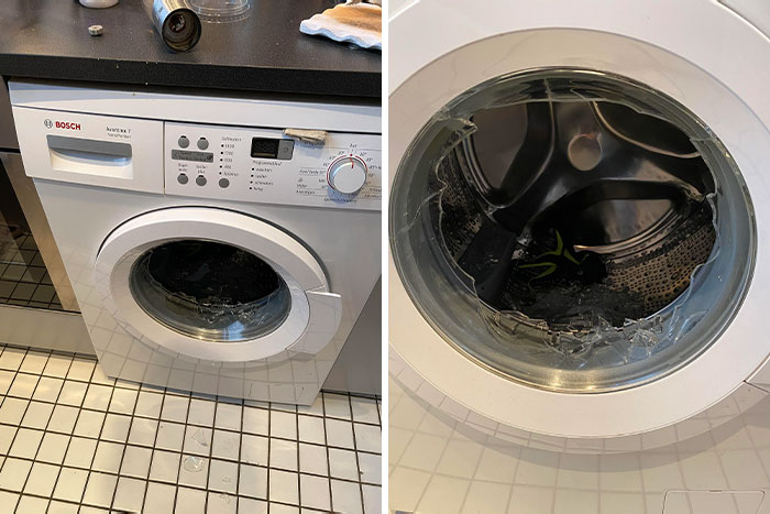Got Reminded By Myself That Ceramic And Glass Aren’t A Great Idea To Put Together. Tried To Clean My Pepper Grinder And It Fell Down Directly Into My Washing Machine Door