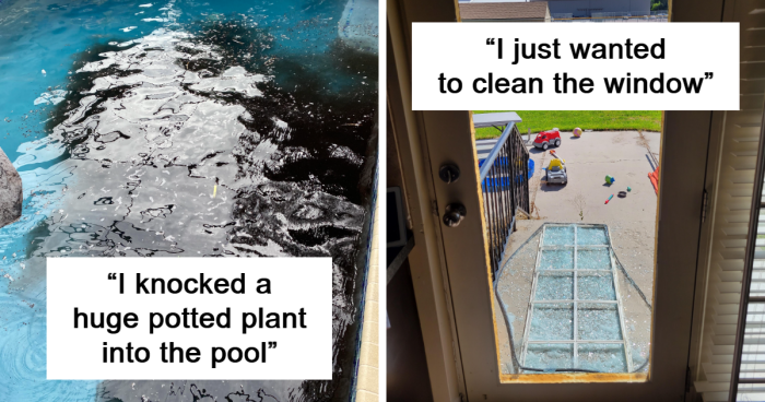 97 Times Cleaning Ended In The Funniest Fails (New Pics)