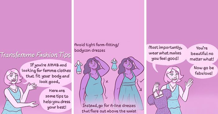 30 Cartoons Exploring Gender Identity And Transformation By ‘Alienby Comics’