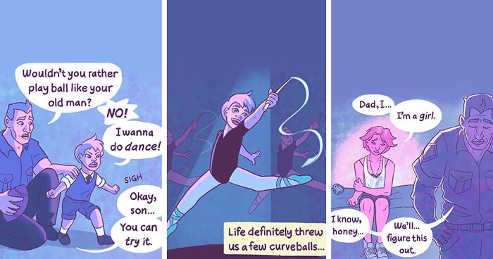 This Artist Creates Comics Showcasing The Joys Of Being Transgender Despite Hardships (30 Pics)