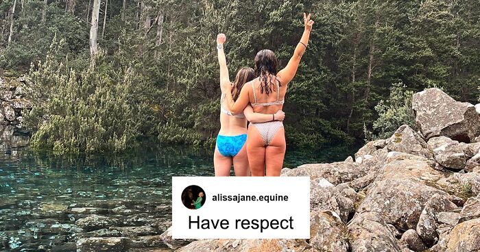 People Outraged After Seeing Bikini-Clad Influencers Swimming In Their Drinking Water