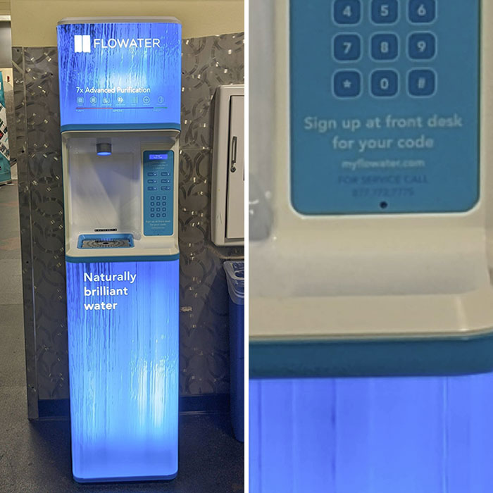 Water Subscription At My Local Gym