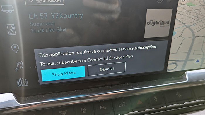 My New Truck Requires A $15/Month Data Plan To Use Features My Previous Model Did For Free (Maps, Basic Voice Commands, Text-To-Voice Messages)