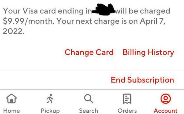 The Button To End Subscription Doesn’t Work