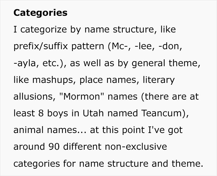 “Kunthea”: Woman Documents The Most Unfortunate Baby Names That Utah Parents Have Chosen