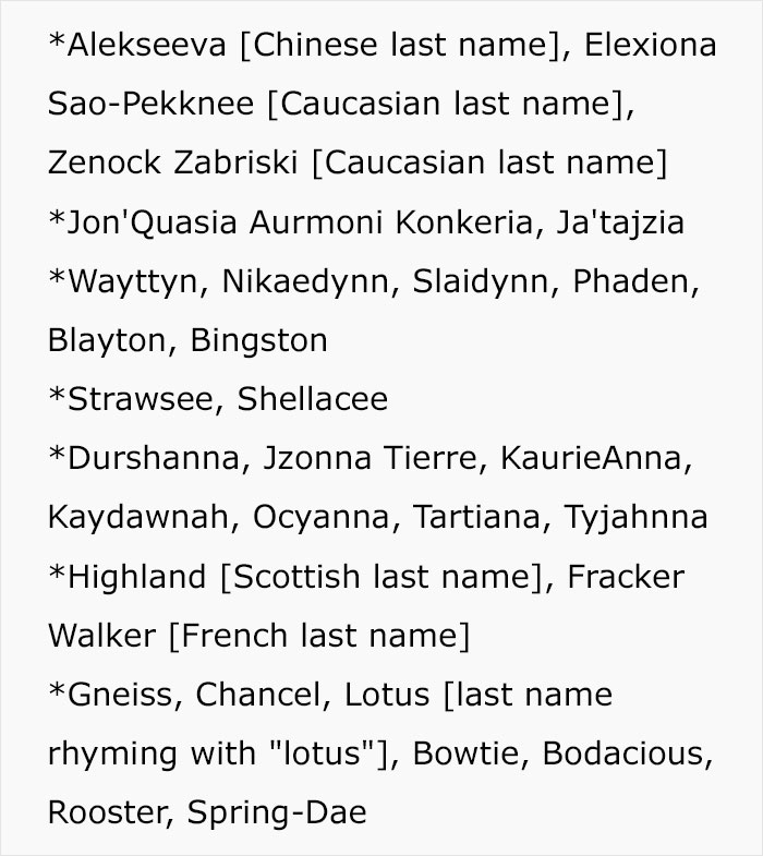 “Kunthea”: Woman Documents The Most Unfortunate Baby Names That Utah Parents Have Chosen