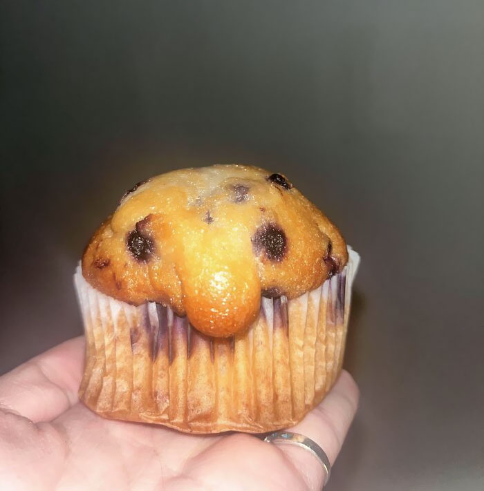 My Blueberry Muffin Looks Like A Blobfish