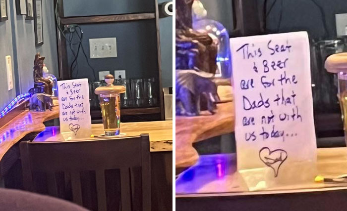 My Local Brewery Had This Sign And Beer For Dads No Longer With Us