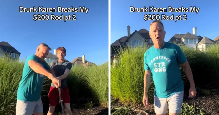 Online Sleuths Expose “Drunk Karen” Who Broke Teen’s Fishing Rod In Viral Video