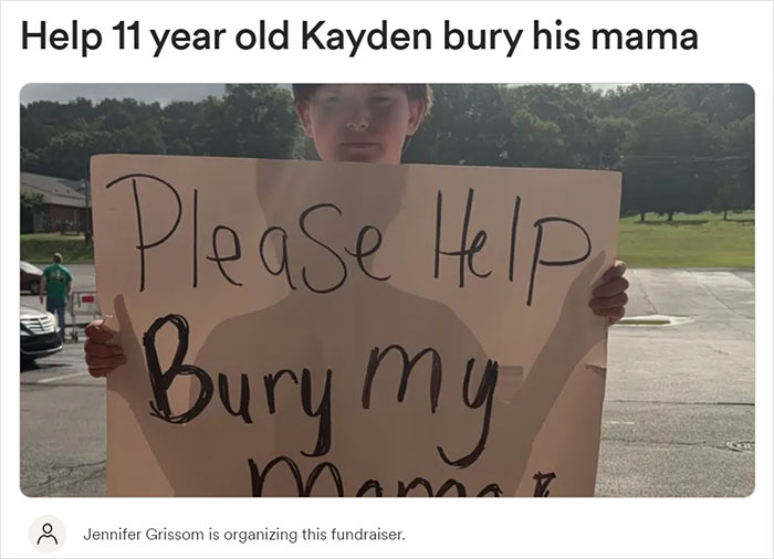 “Please Help Bury My Mama”: 11-Year-Old Boy Stands On Roadside For Two Days To Raise Money