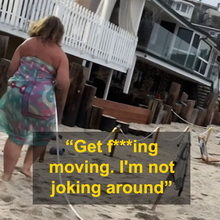 “Karen Of The Week” Sparks Outrage After Claiming Public Beach As Private Property