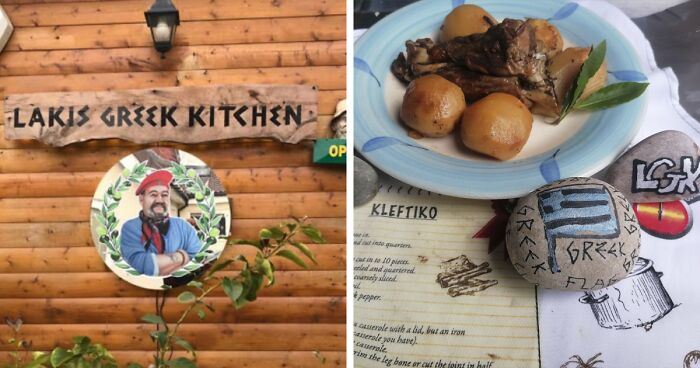 Greek Restaurant That A Guy Built In His Backyard Goes Viral As Netizens Fall In Love With Its Story