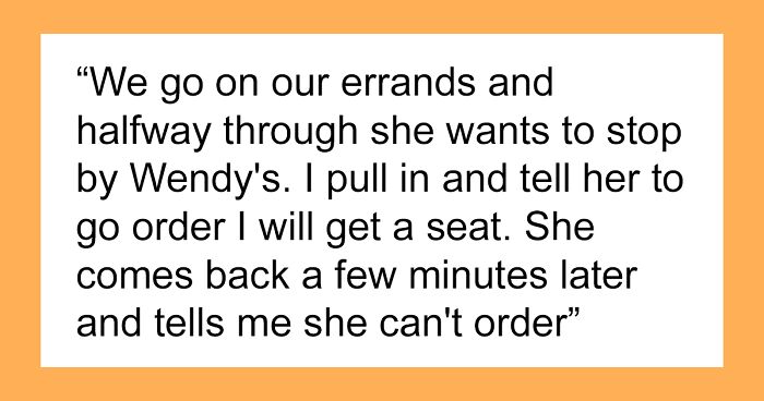 Anxious Teen Left Hungry At Wendy’s As Dad Won’t Order Food For Her, Wife Is Furious