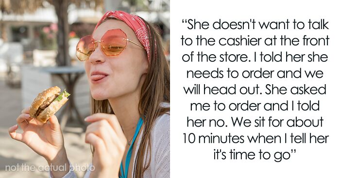 Anxious Teen Can't Order Food For Herself, Dad Refuses To Do It Instead Of Her, Drama Ensues