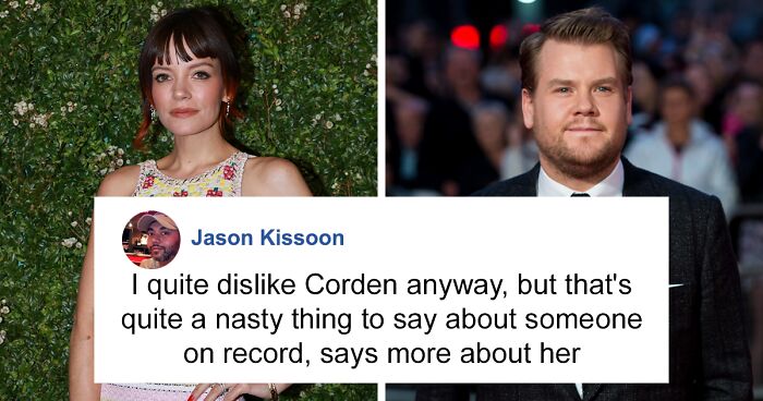 James Corden Brutally Roasted As A “Beg Friend” By Lily Allen: “You Can Smell It A Mile Off”