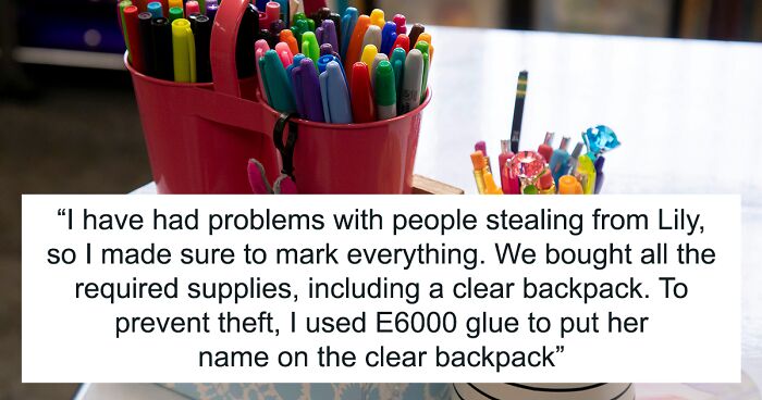 “I Basically Wrote Her Name On Everything To Prevent Theft”: Daughter Shamed, Mom Calls Teacher