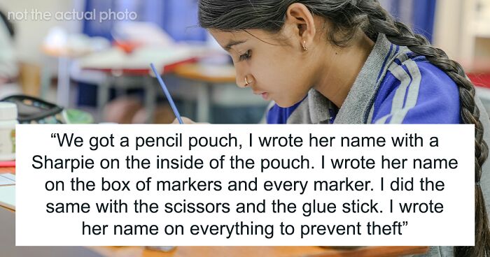 Mom Labels Daughter’s Supplies, Takes Heat From Teacher Who Planned To Distribute Them Equally