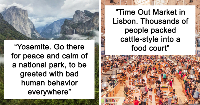 “Bad Human Behavior Everywhere”: 60 Places That Are No Longer Worth Visiting Due To The Crowds