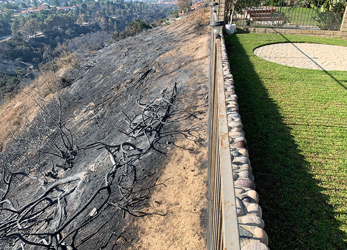 We Were Seconds Away From Losing Our Home To The California Fire. Thank You To All The Firefighters Who Saved Our Community