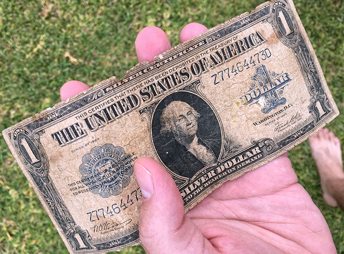 Today, I Found A 94-Year-Old Dollar On The Ground