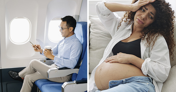 12-Hour Flight Turns Torturously Awkward After Man Refuses To Give Up Seat To Heavily Pregnant Passenger